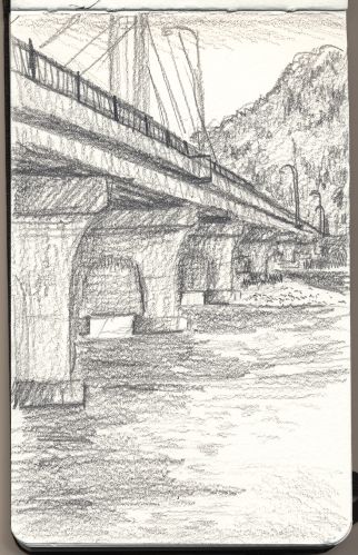 The bridge to Takefu