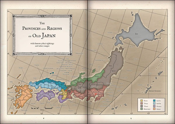 Evil Spirits - Map of Japan